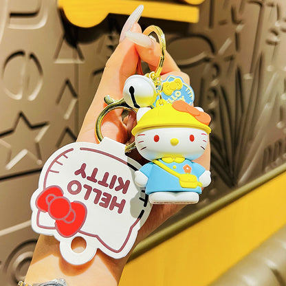 hello kitty dress up diary key pendant cute accessories