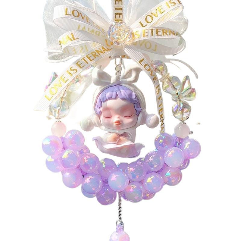 Bubble Mart car hanging sp temperature series car interior rearview mirror pendant gift for girlfriend handmade car pendant
